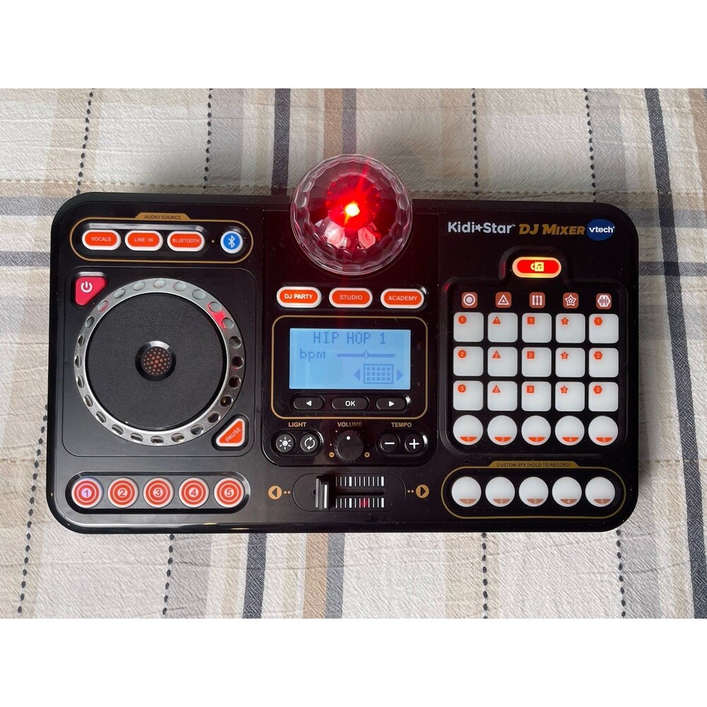 VTech Kidi Star DJ Mixer 5473 Electronic Kid's Hip Hop Music Toy Bluetooth Works